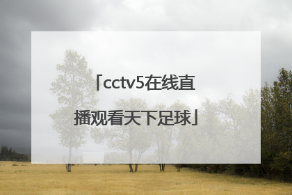 「cctv5在线直播观看天下足球」CCTV5在线直播足球